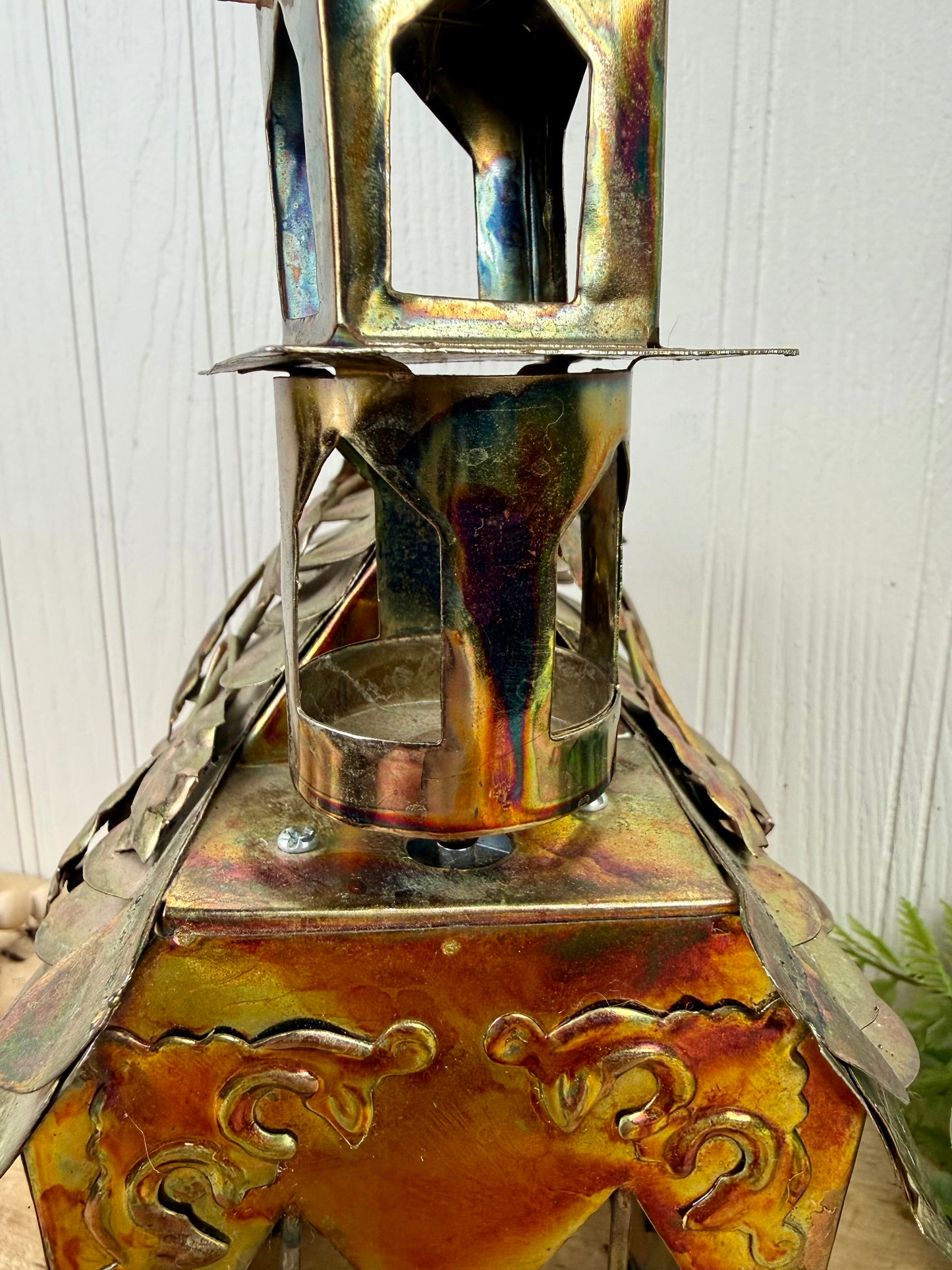 Vintage Mid-Century Berkeley Designs Metal Church Music Box