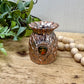 Vintage Copper Toned Pineapple Souvenir Toothpick Holder