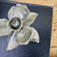 Vintage Brass Lotus Flower with Silver Finish