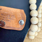 Vintage Promotional Leather Key Fob from Ottumwa, IA- Glover Motor Co.