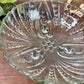 Vintage Anchor Hocking Oyster & Pearl Pattern Footed Bowl