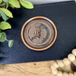 Vintage Monogrammed Copper Coaster