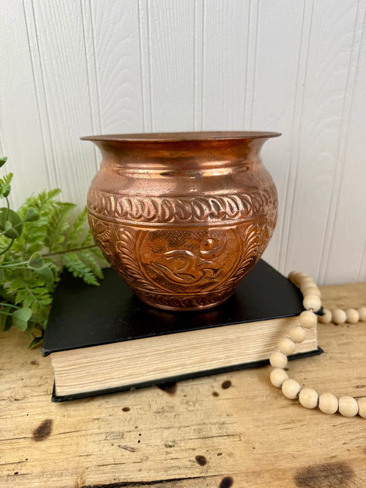 Vintage Pure Copper Kalash from India