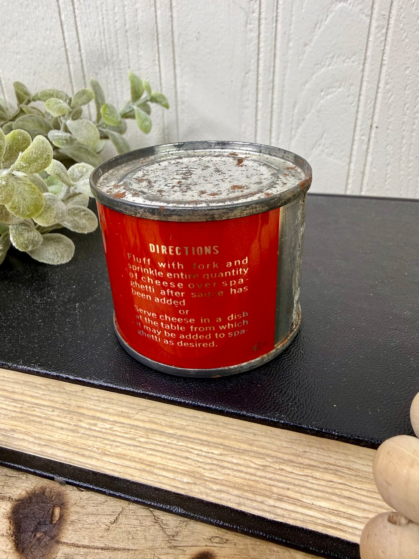 Vintage 1960s Chef Boy-Ar-Dee Grated Cheese Tin