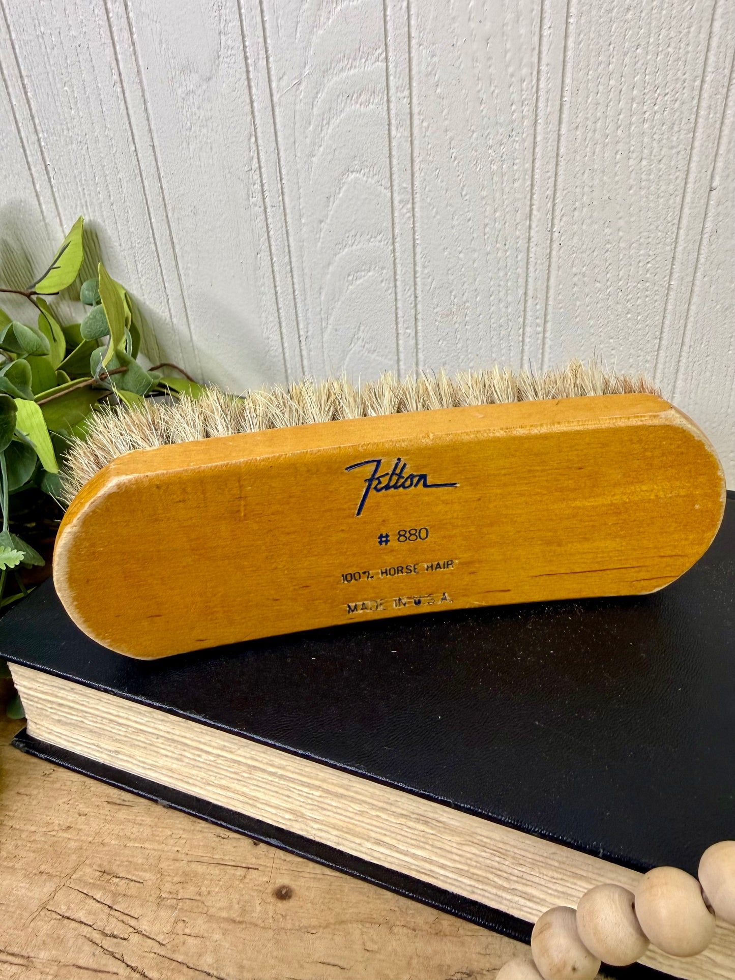 Vintage Felton No. 880 Shoe Shine and Polishing Brush