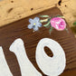 Handmade Barn Wood “Hello” Sign with Florals