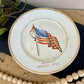 Vintage Flag Souvenir Plate