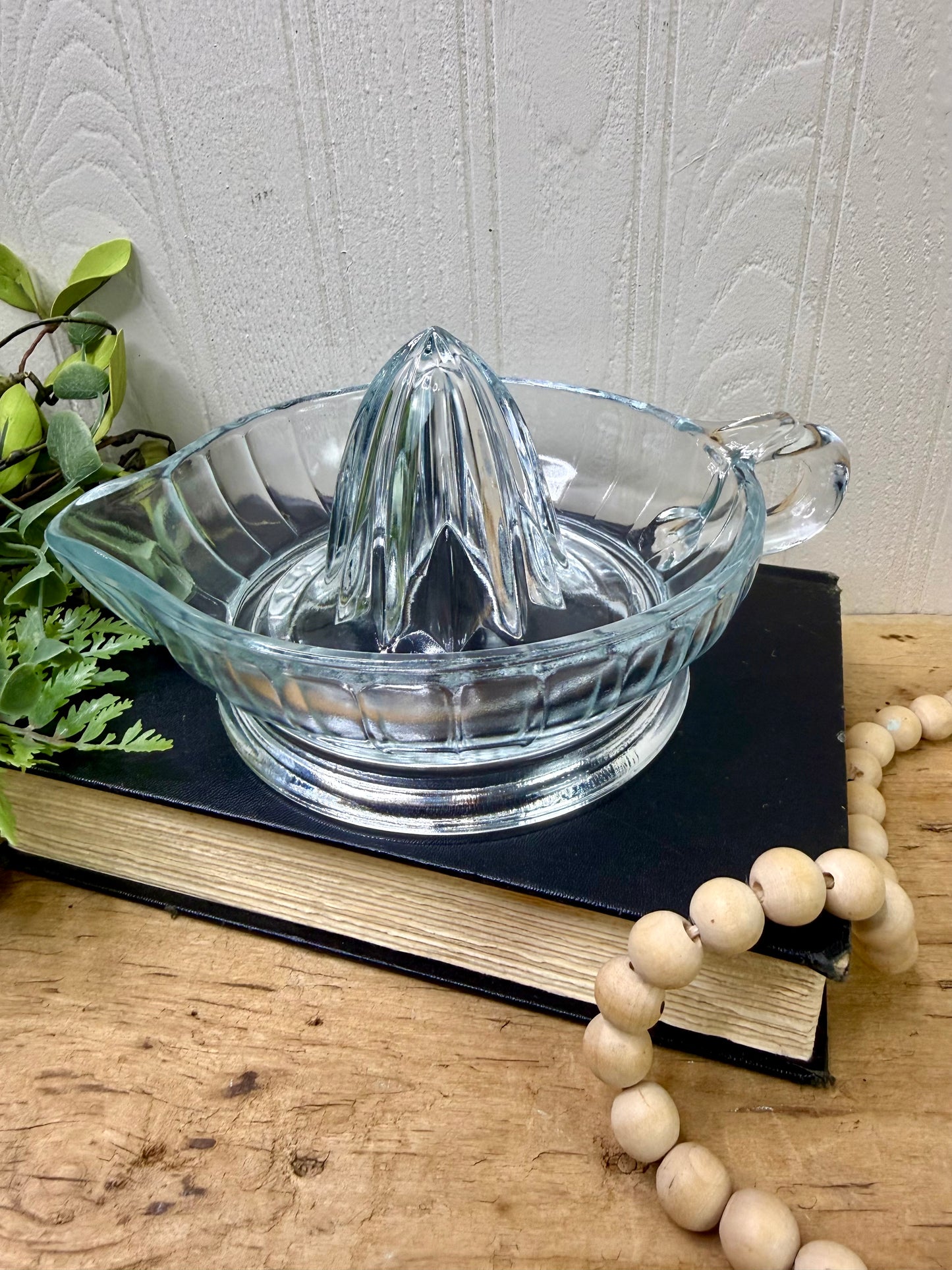 Vintage Solid Glass Citrus Juicer
