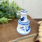Vintage Hand Painted Delft Porcelain Figurine from Pella, Iowa