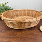 Vintage Wicker Oval Basket