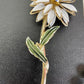 Vintage Metal & Enamel Lapel Brooch