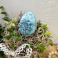 Handmade Rustic Bed Spring Nest with Baby Blue Egg