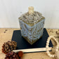 Handmade Reclaimed Wood Boho Block Pumpkin