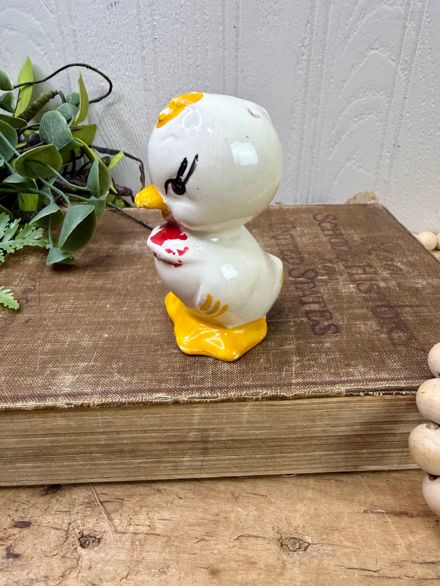 Vintage 1940’s American Bisque Duck Salt Shaker