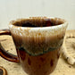Vintage Kathy Kale Brown Drip Glaze Coffee Mug