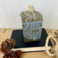 Handmade Reclaimed Wood Boho Block Pumpkin