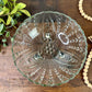 Vintage Anchor Hocking Oyster & Pearl Pattern Footed Bowl