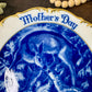 Vintage 1972 Dresden Porcelain Mother's Day Plate