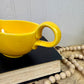 Vintage Homer Laughlin Rhythm Yellow Open Gravy Boat