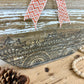 Handmade Barn Wood Pumpkin with Stamped Details