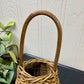 Vintage Miniature Wicker Basket with Handle