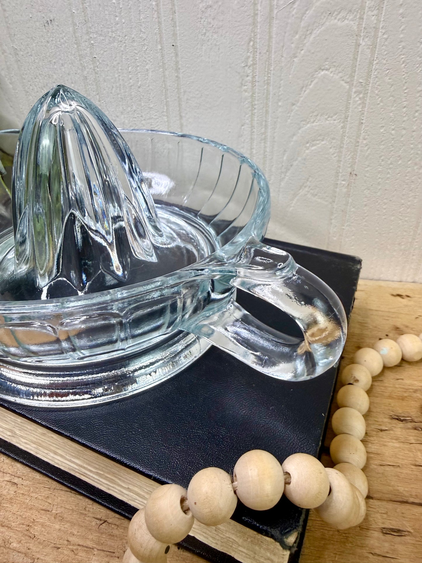 Vintage Solid Glass Citrus Juicer