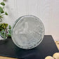 Vintage Diamond Patterned Crystal Decanter