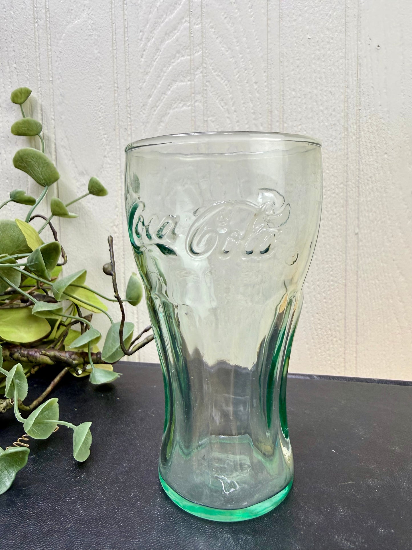 Vintage Georgia Green Coca-Cola Juice Glass