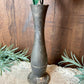 Vintage Silverplate Bud Vase with Metal Rose