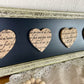 Upcycled Wall Art with Wooden Hearts