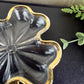 Vintage Jeannette Glass Four Leaf Clover Trinket Dish