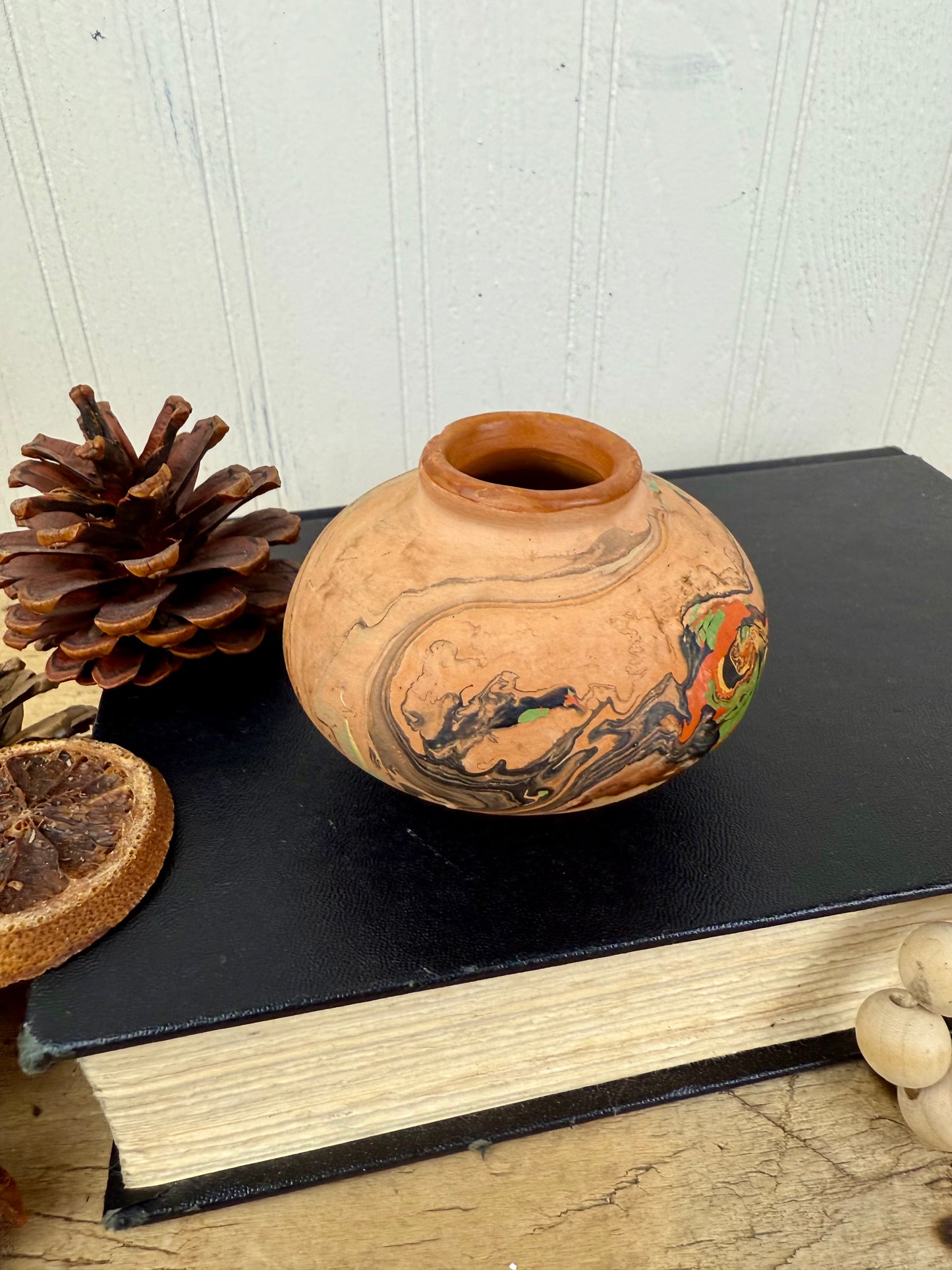 Vintage Nemadji Pottery Mini Vase