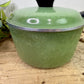 Vintage Mid-Century Club Aluminum Avocado Green Saucepan
