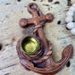 Vintage Syroco Wood Anchor Candle Holders