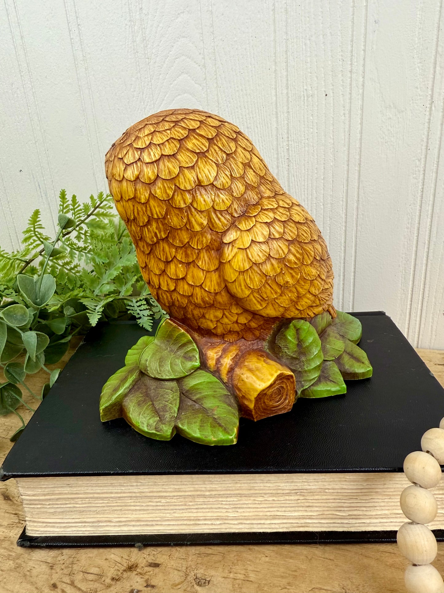 Vintage 1970's Homco Owl Figurine