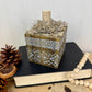 Handmade Reclaimed Wood Tribal Print Block Pumpkin
