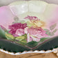 Vintage Scalloped Porcelain Bowl with Roses