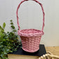 Vintage Pink Spring Basket