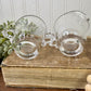 Vintage Imperial Glass Candlewick Creamer and Sugar Set