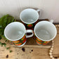 Vintage Mid-Century Nesting Mug Set