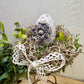 Handmade Rustic Bed Spring Nest with Light Pink Egg