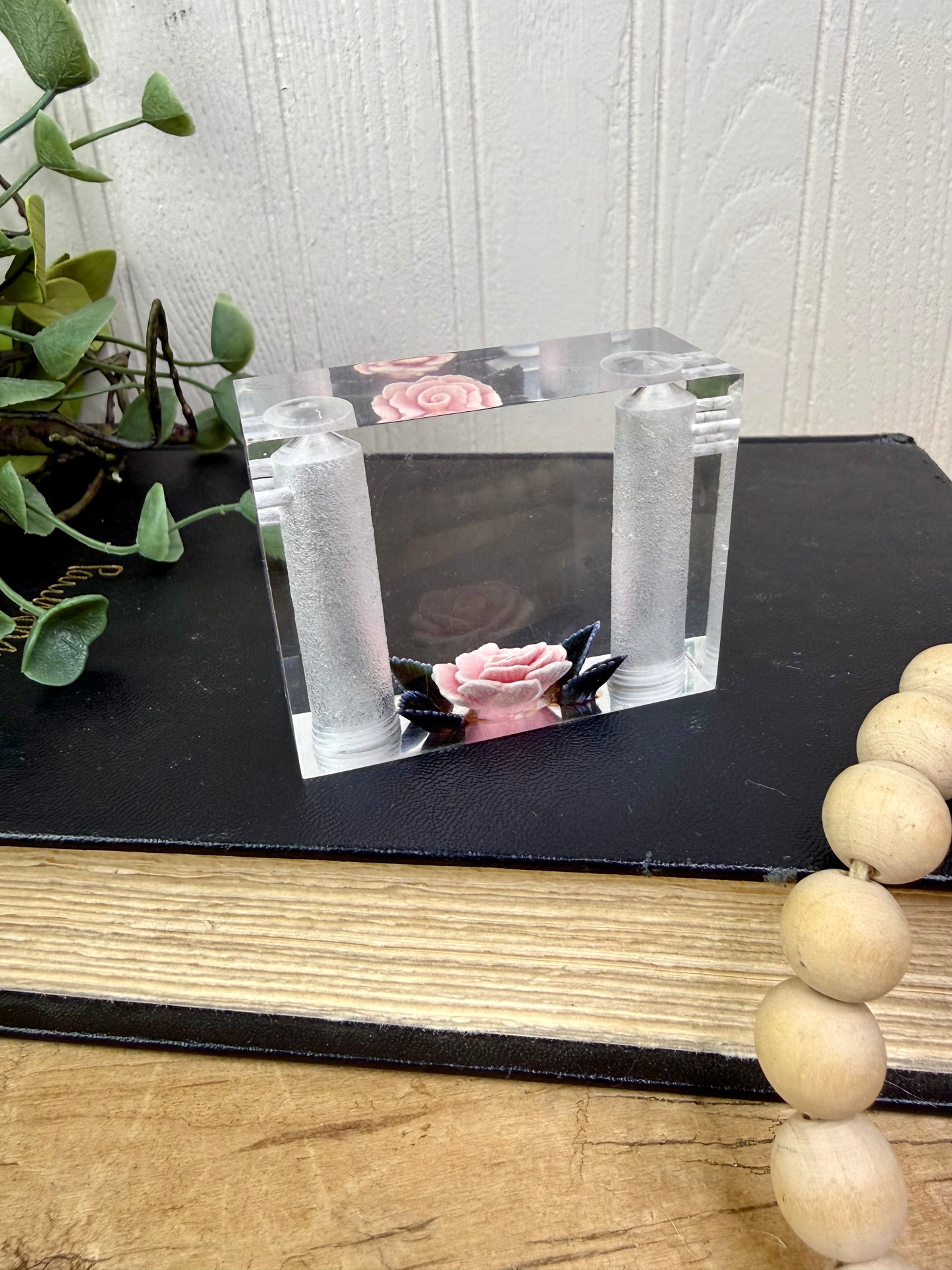 Vintage 1950’s Lucite Salt & Pepper Shaker