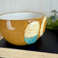 Retro Earthenware Owl Bowl