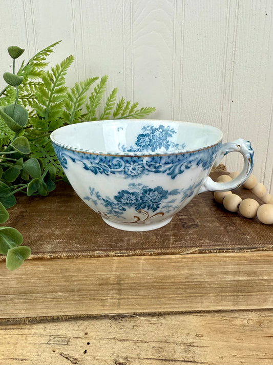 Vintage Alfred Meakin Blue & White Glenmere Teacup