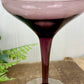 Vintage Amethyst Coupe Glass