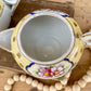 Vintage Nippon Hand Painted Porcelain Creamer & Sugar Dish Set