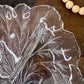 Vintage Indiana Glass Pebble Leaf Divided Relish Dish