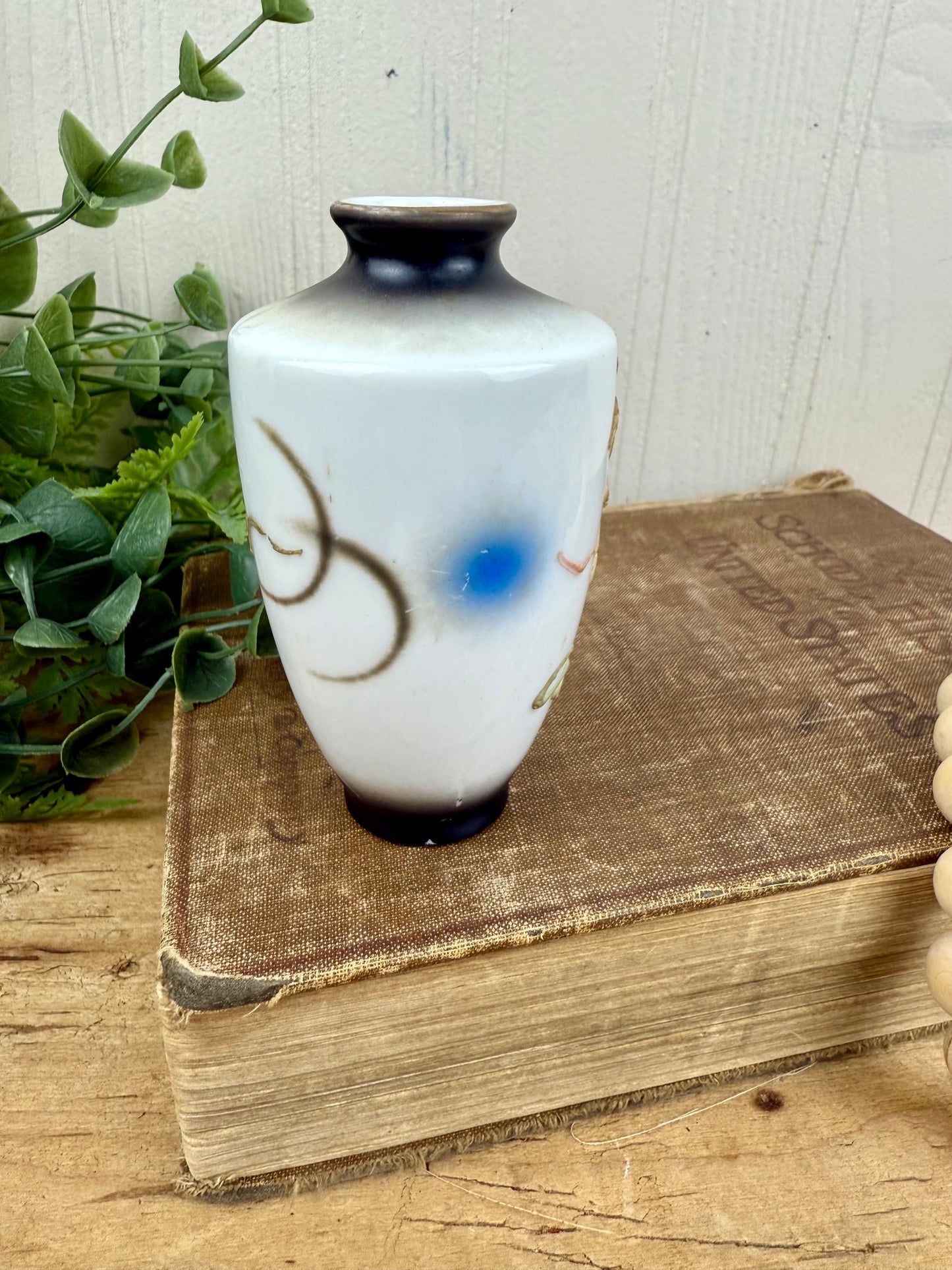 Vintage Japanese Moriage Dragonware Vase