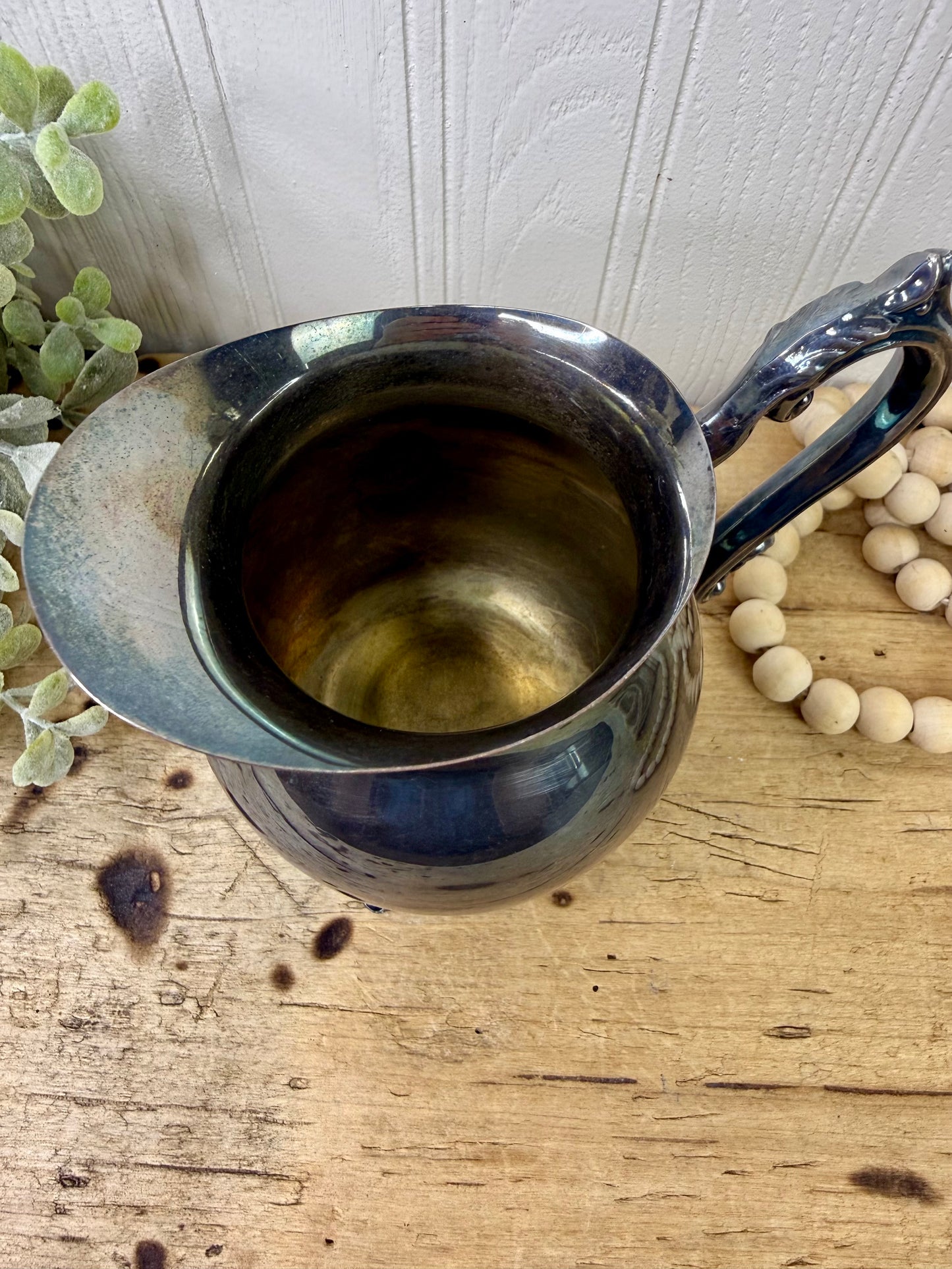 Vintage Silver Plated Creamer Pitcher