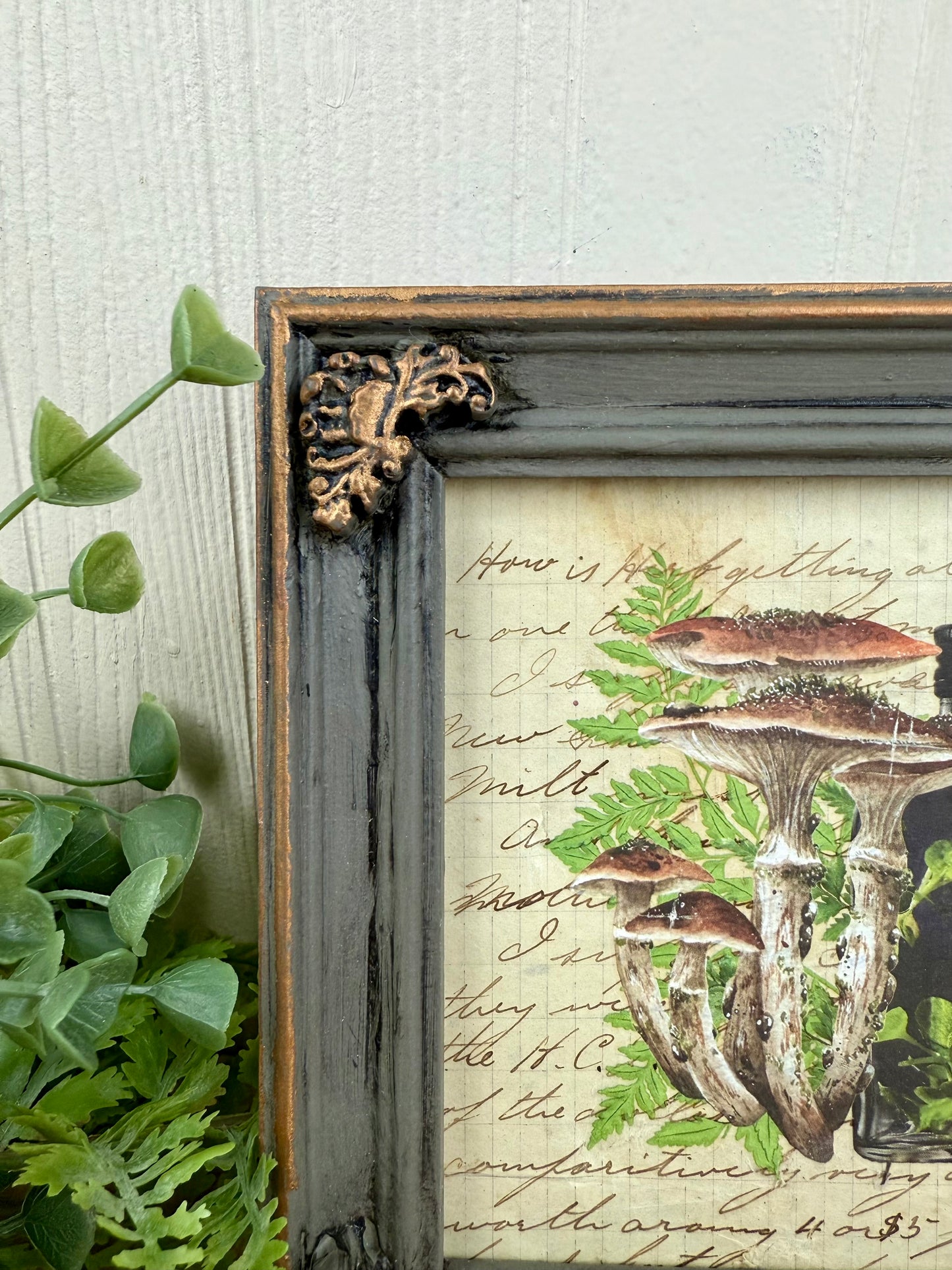 Handmade Upcycled ApothecaryWall Art